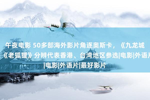 午夜电影 50多部海外影片角逐奥斯卡，《九龙城寨之围城》《老狐狸》分辨代表香港、台湾地区参选|电影|外语片|最好影片